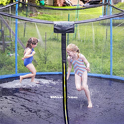 Bluerise Trampoline Sprinkler for Kids Outdoor Trampoline Sprinkler Waterpark Fun Summer Outdoor Water Games Yard Toys…